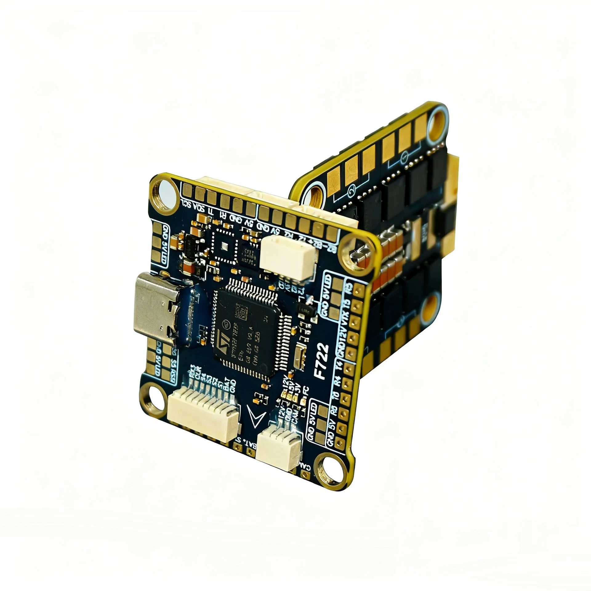 ชุดควบคุมการบิน HPXGRC F405/F722 - ESC 55A, ไจโรความแม่นยำสูง 42688-P, กล่องดำ 16MB, แบบเสียบใช้งานได้ทันทีสำหรับโดรนแข่ง FPV