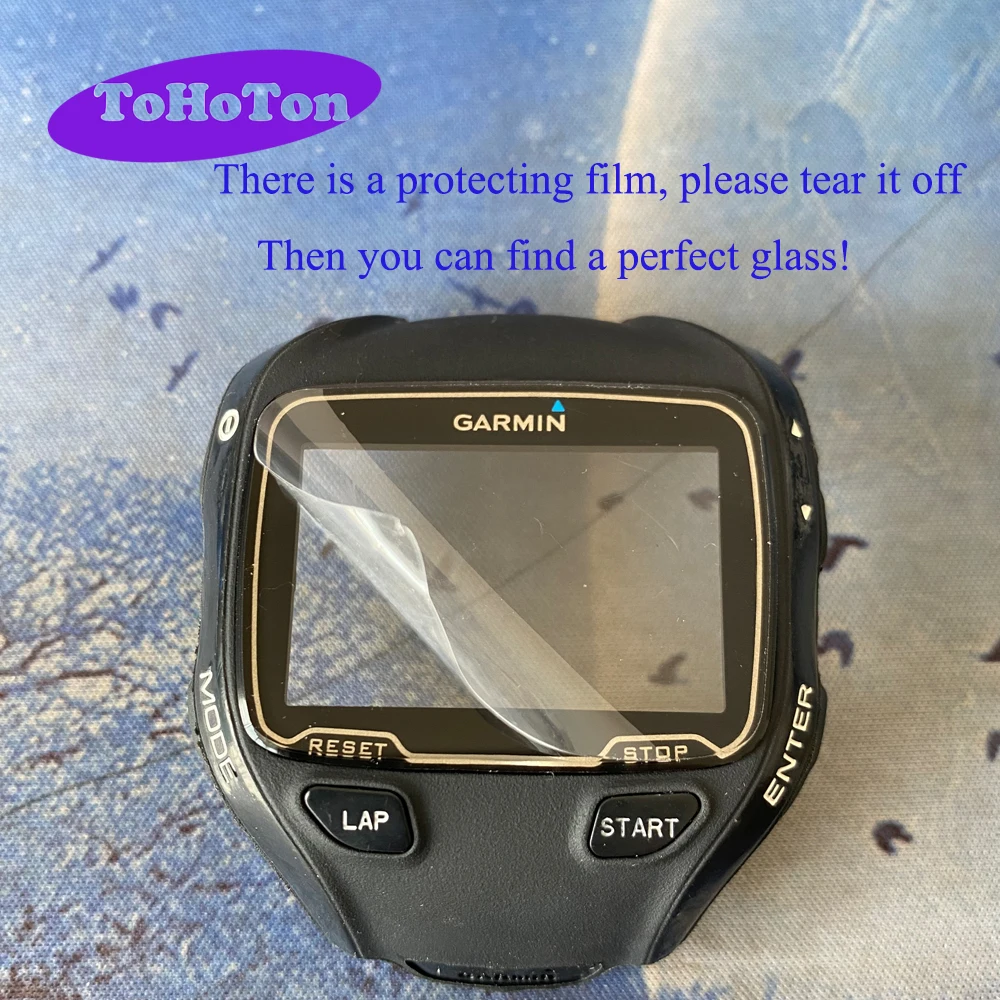 Funda frontal para reloj Garmin Forerunner 910XT, cubierta de pantalla de vidrio, GPS, nueva marca