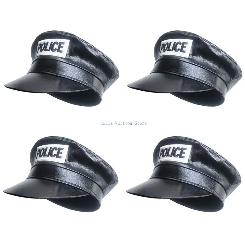 

L5YB for Police Officer Cap for Police Costume Sailor Captain Costume Yacht Captain H