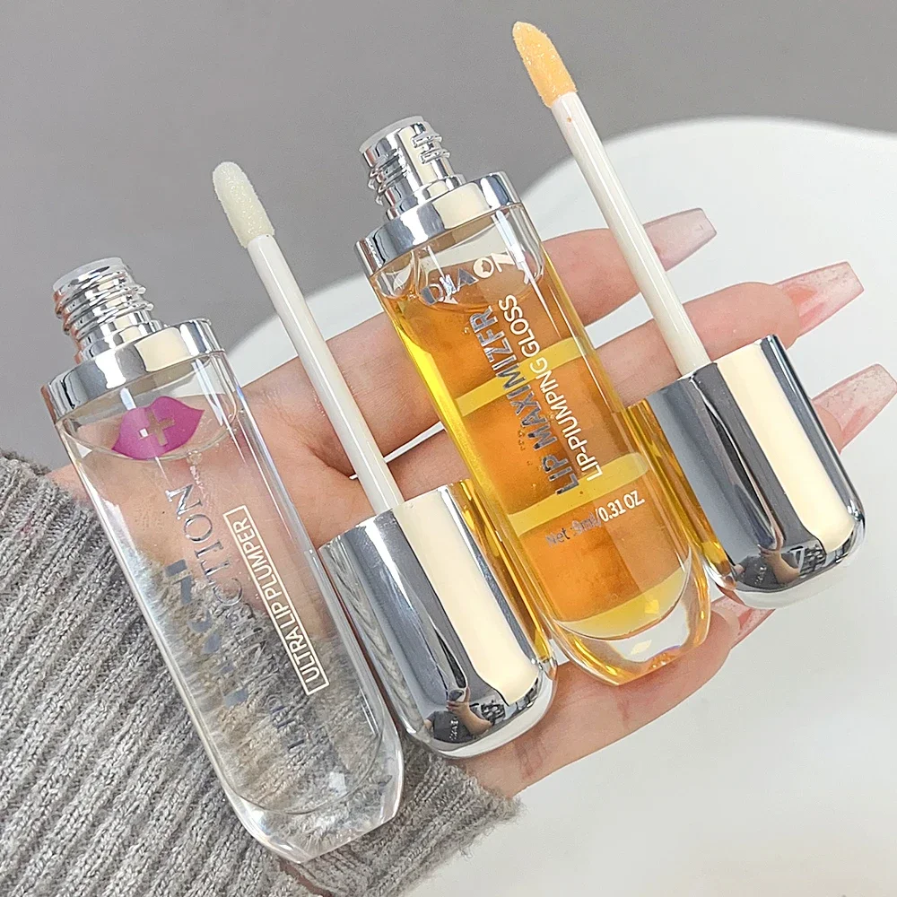 Waterdichte Transparante Jelly Lipgloss Langdurige Hydraterende Voedende Verminderen Lippen Fijne Lijn Lipolie Mollige Lippen Zorg Make-Up