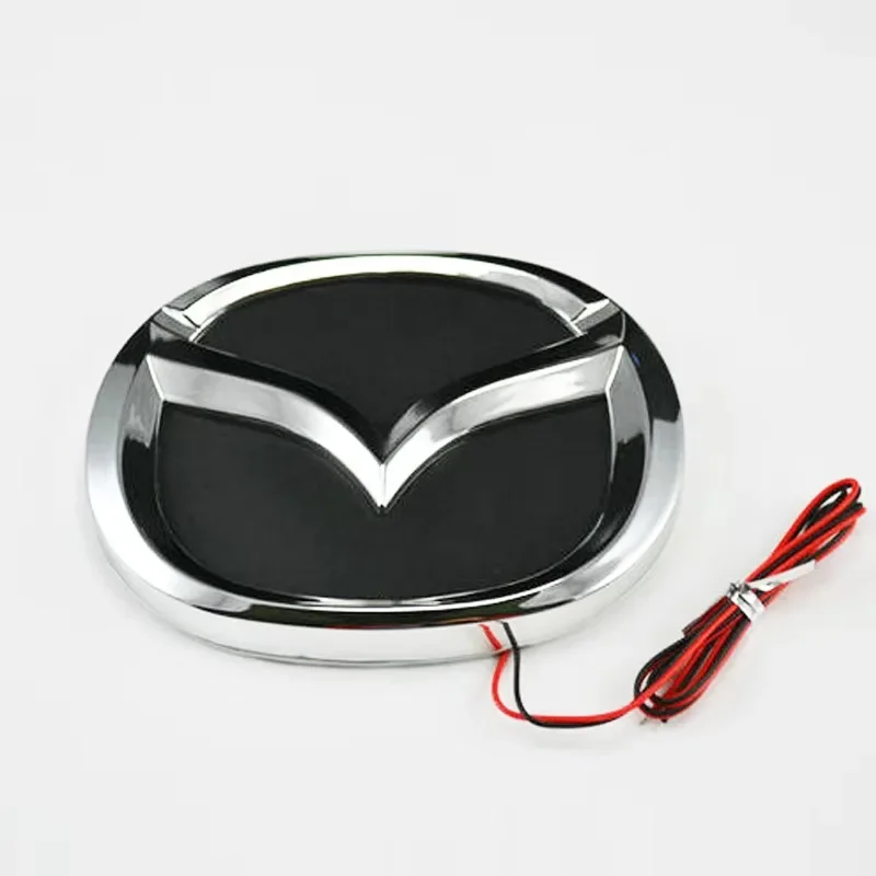 LED Car Front Emblem Lamp Rear Trunk Logo Cover Sticker Light Badge Exterior for Mazda 2 3 6 RX8 RX7 CX7 8 CX5 MX5 323