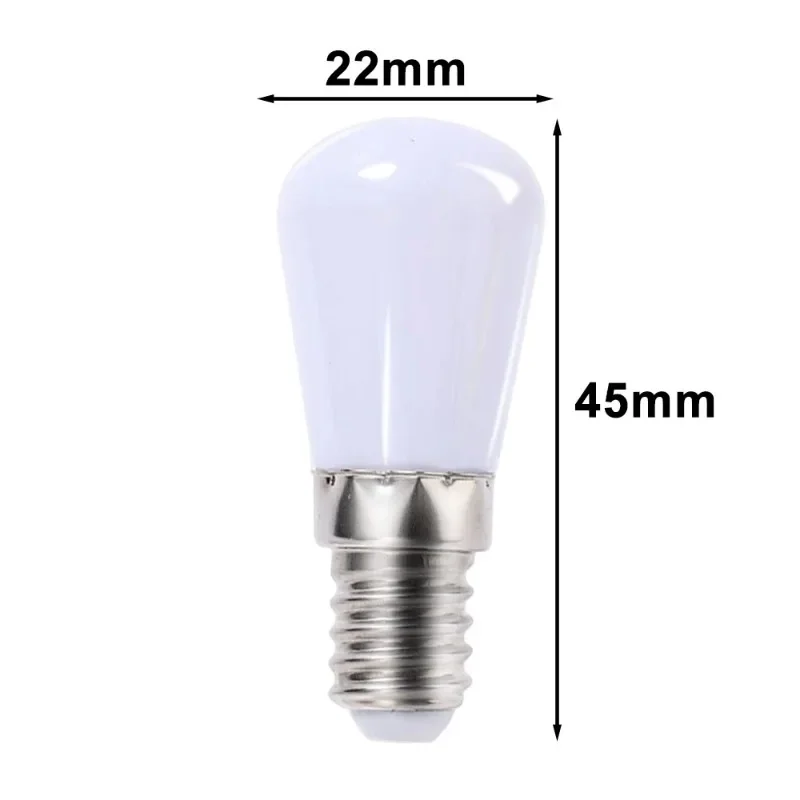 LED Fridge Light Bulb E10/E12/E14 Cabinet Refrigerator Sewing Machine Corn Bulbs White/Warm Lighting Indoor Replacement Lamp