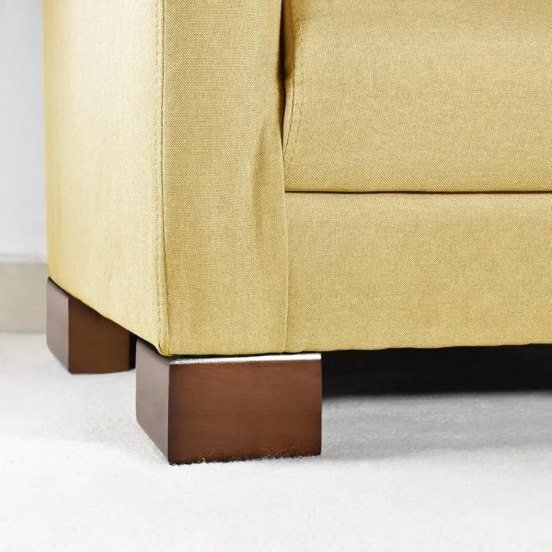 Solid Wood Legs for Furniture, L-Shaped Bed Risers, Furniture Legs for Sofa Couch Dresser Cabinet Table, Couch Sofa Feet