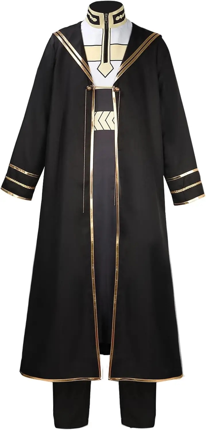 

Anime Frieren at the Funeral Heiter Cosplay Costume Trench Sousou No Frieren Uniform Halloween