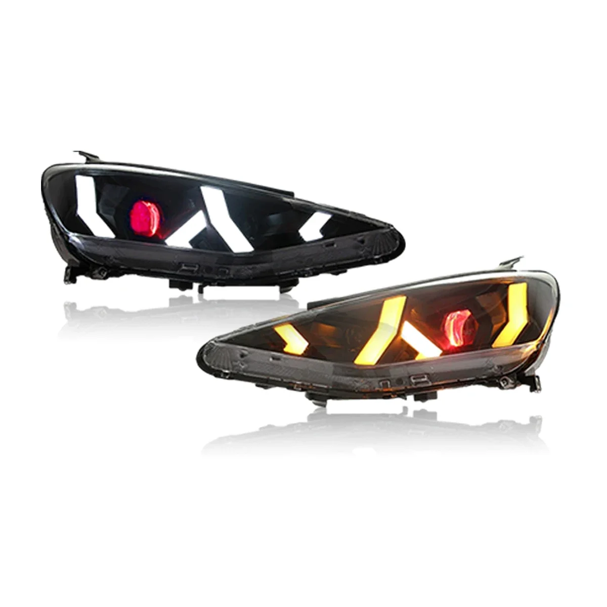 

Автомобильные фары для Hyundai Festa 2019-2022, светодиодные автомобильные лампы, дневные ходовые огни, динамические указатели поворота, автомобильные аксессуары