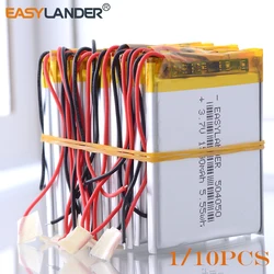 Silicone Wires 3.7V 1500mAh 504050 Rechargeable Lithium Li-ion Polymer Battery replacement navigator Batteries 484251 504252