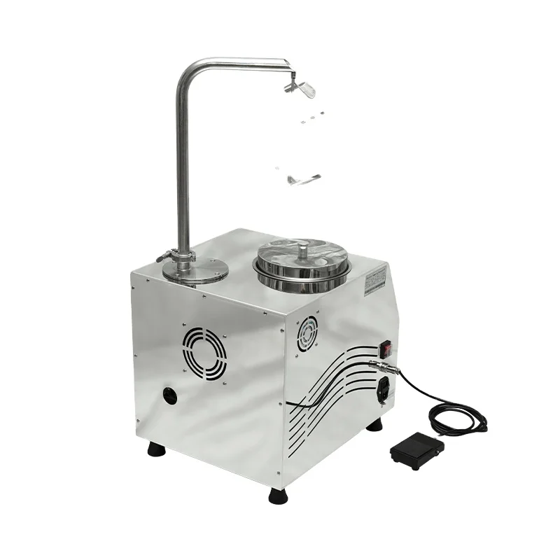 Commercial High Efficiency Stainless Steel Chocolate Tempering Machine Automatic Temperature Control 110/220V Industrial Use
