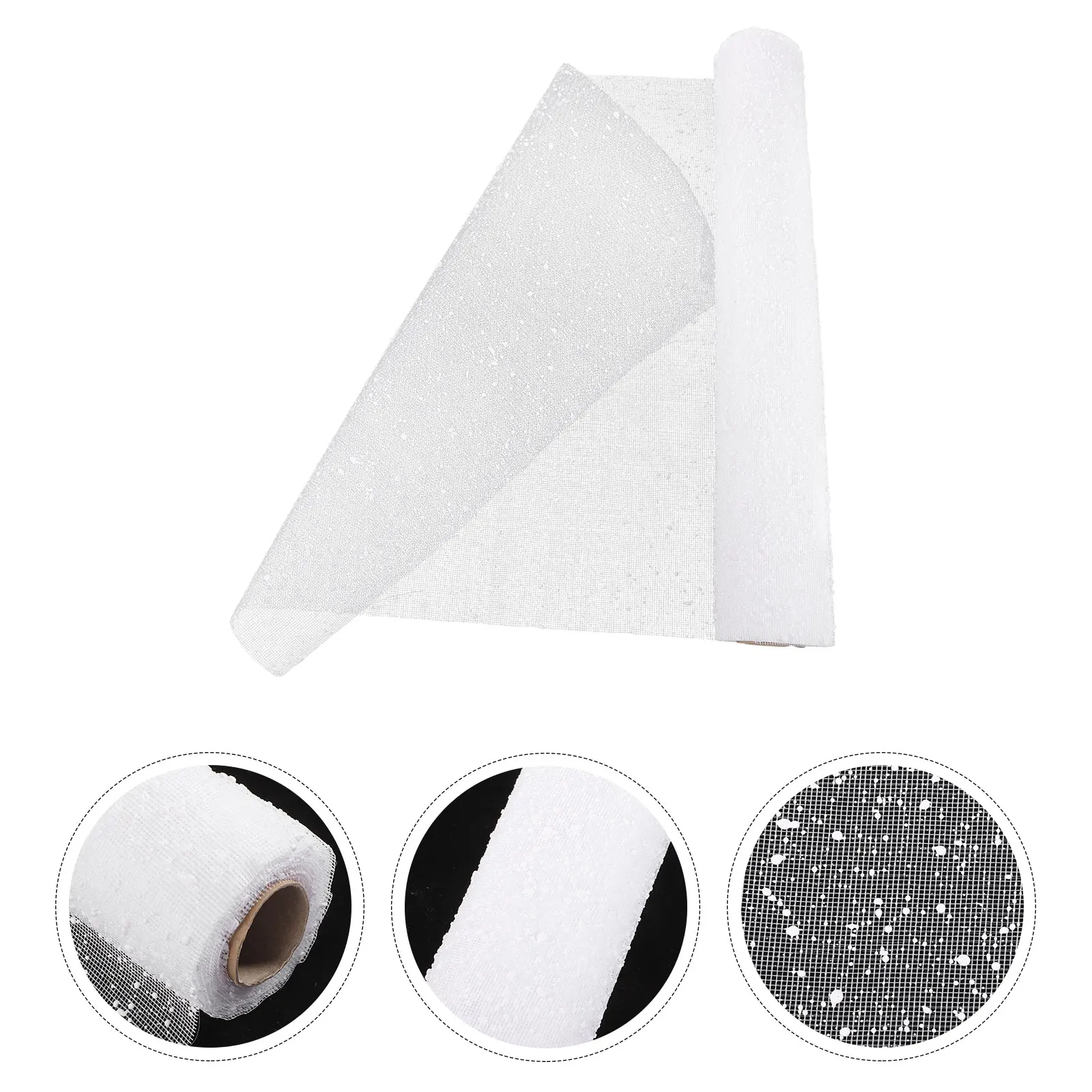 

1 Roll Floral Wrapping Paper Gauze Roll For Gift Decoration Diy Crafts Wedding Party Tulle Fabric Spool Mesh Gauze Rolls Present