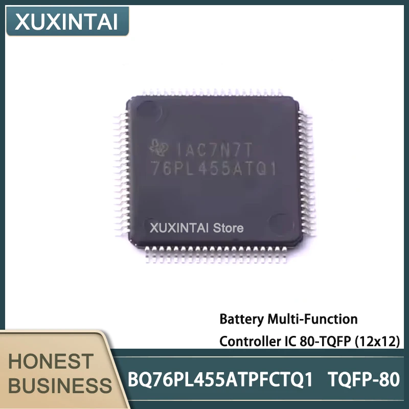 5Pcs/Lot   New Original  BQ76PL455ATPFCTQ1 BQ76PL455 Battery Multi-Function Controller IC 80-TQFP (12x12)