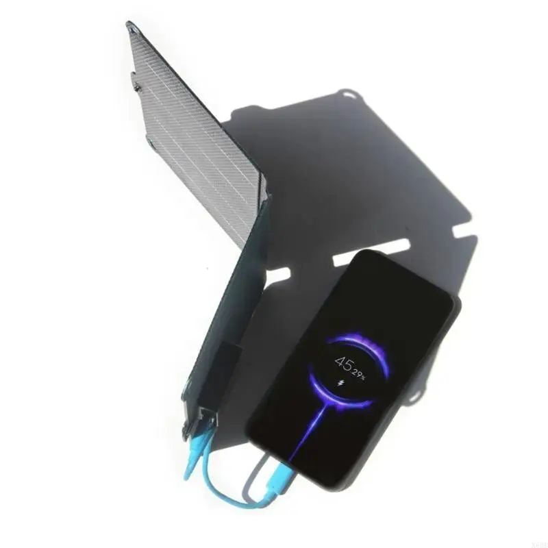 

X6HB 8W Solar Panel ETFE Outdoor Phone Solar Emergency Energy 5V