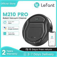 Lefant M210 Pro Robot Vacuum Cleaner with 2200Pa Suction,WiFi/Alexa/APP/Bluetooth,Schedule Cleaning,Self-Charging,Smart for Home