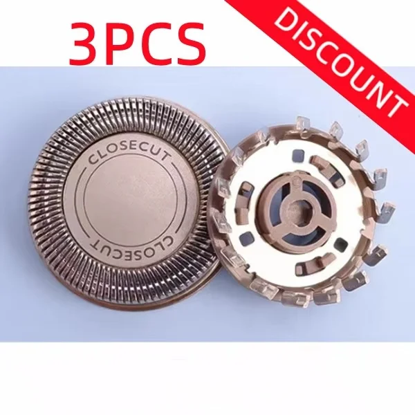 3Pcs For Philips AT610 AT620 FT618 FT668 HQ6900 HQ6868 HQ6940 HQ6854 HQ6990 HQ6920 HQ6868 Shaver Head