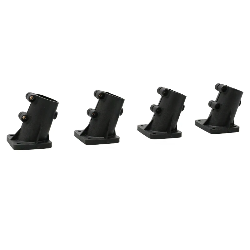 4PCS 20mm Tripod Fixed Seat Landing Gear Connector Carbon Tube Connection Clip Fastener for RC Plant Protection UAV Rack Parts