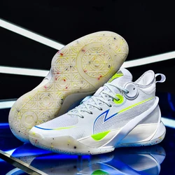 QQ-A21 Sneakers da basket di alta qualità scarpe sportive da allenamento antiscivolo traspiranti scarpe da basket professionali indossabili per uomo