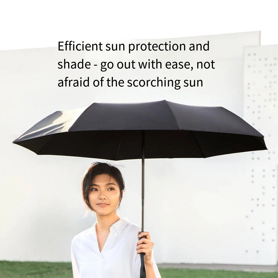 Xiaomiyoupin Fully Automatic Umbrella With Thick And Durable Keel Three Fold Umbrella UV Resistant Folding Umbrella view 3