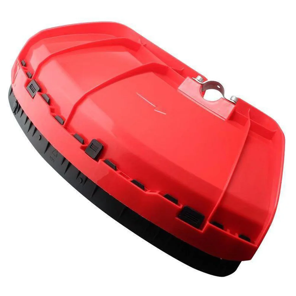 

Garden Tools Grass Trimmer Shield Brush Cutter Guard Protection Baffle Easy Install Durable Red Plastic For 26 28mm Dia. Shaft