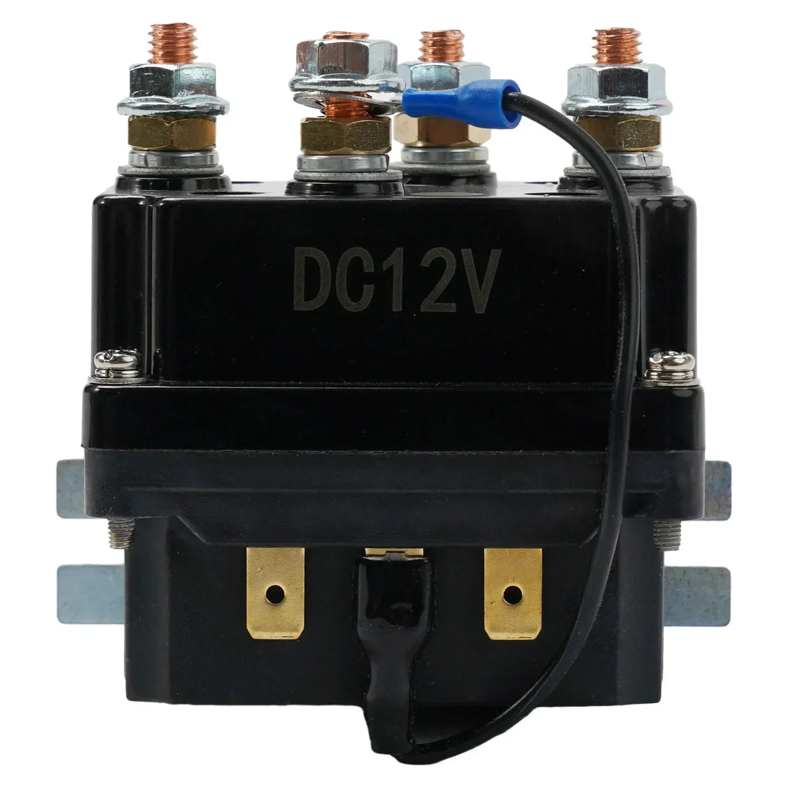 1pcs 500A 12V 12000 Lbs Winch Winch Solenoid Relay Relay 12V 500A Contactor Machine Tool Black Relays Solenoid Relay