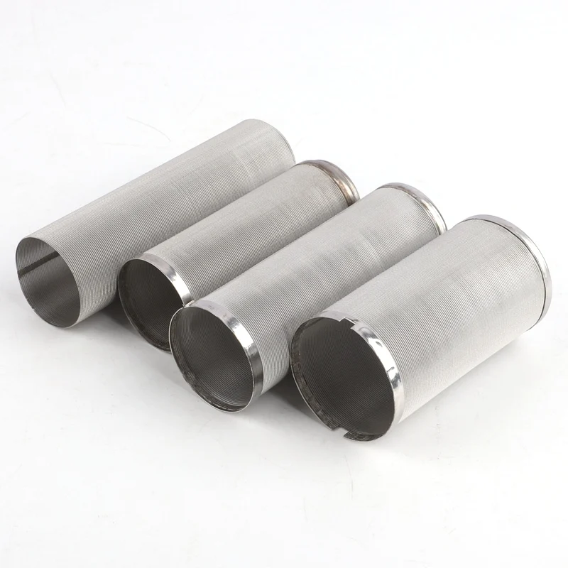 2pcs Customizable Stainless Steel 304 Mesh Filter Aquarium Irrgation Sprayer Water Pump Strainer Prefilter Spare Filter Element