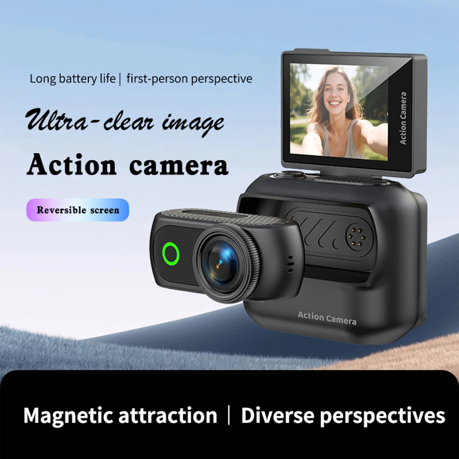 -camera-d'action-panoramique-compacte-avec-ecran-rabattable-de-20-pouces-anti-vibrations-camera-de-voyage-avec-sangle-magnetique-pour-le-cou-pour-des-prises-de-vue-en-vue-a-la-premiere-personne