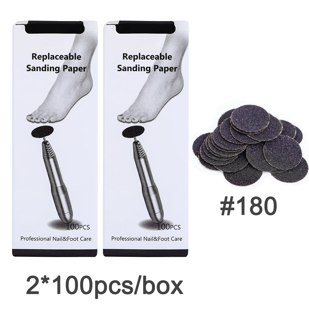Fuß tote Haut Sandpapier Smart Wheel Pediküre Scheibe Datei Maniküre Werkzeug austauschbare Sandpapier Nagel haut Kallus entferner 25mm