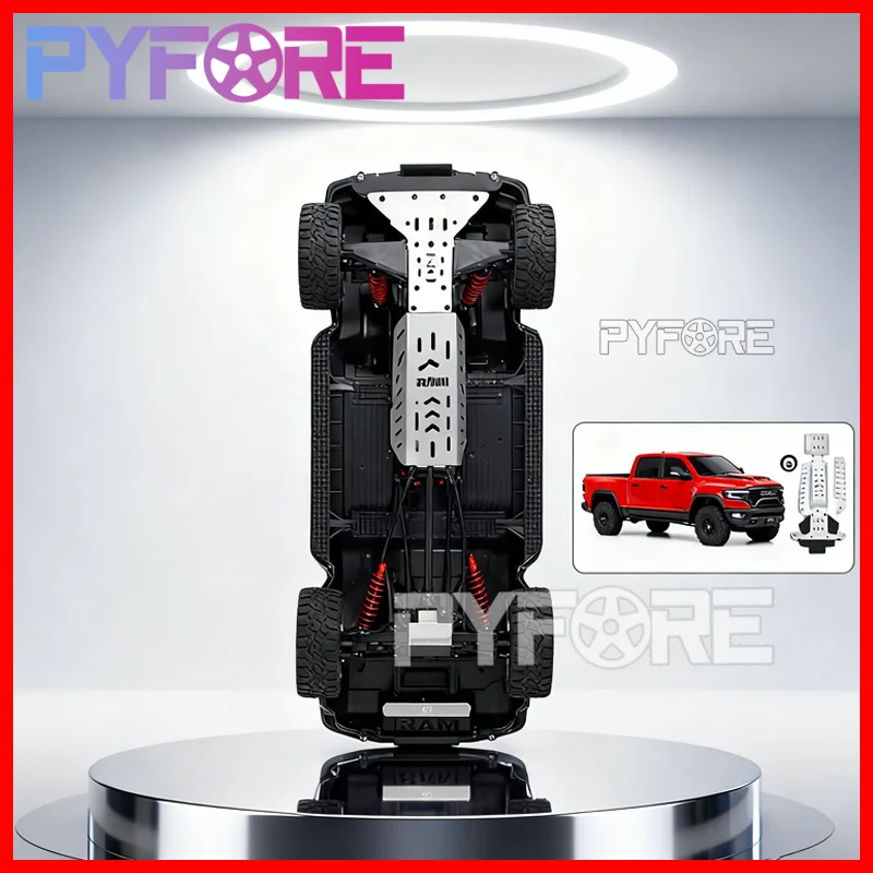 

KM 1/8 TRX 1500 Guard plates metal armor chassis protection and remote control car accessories