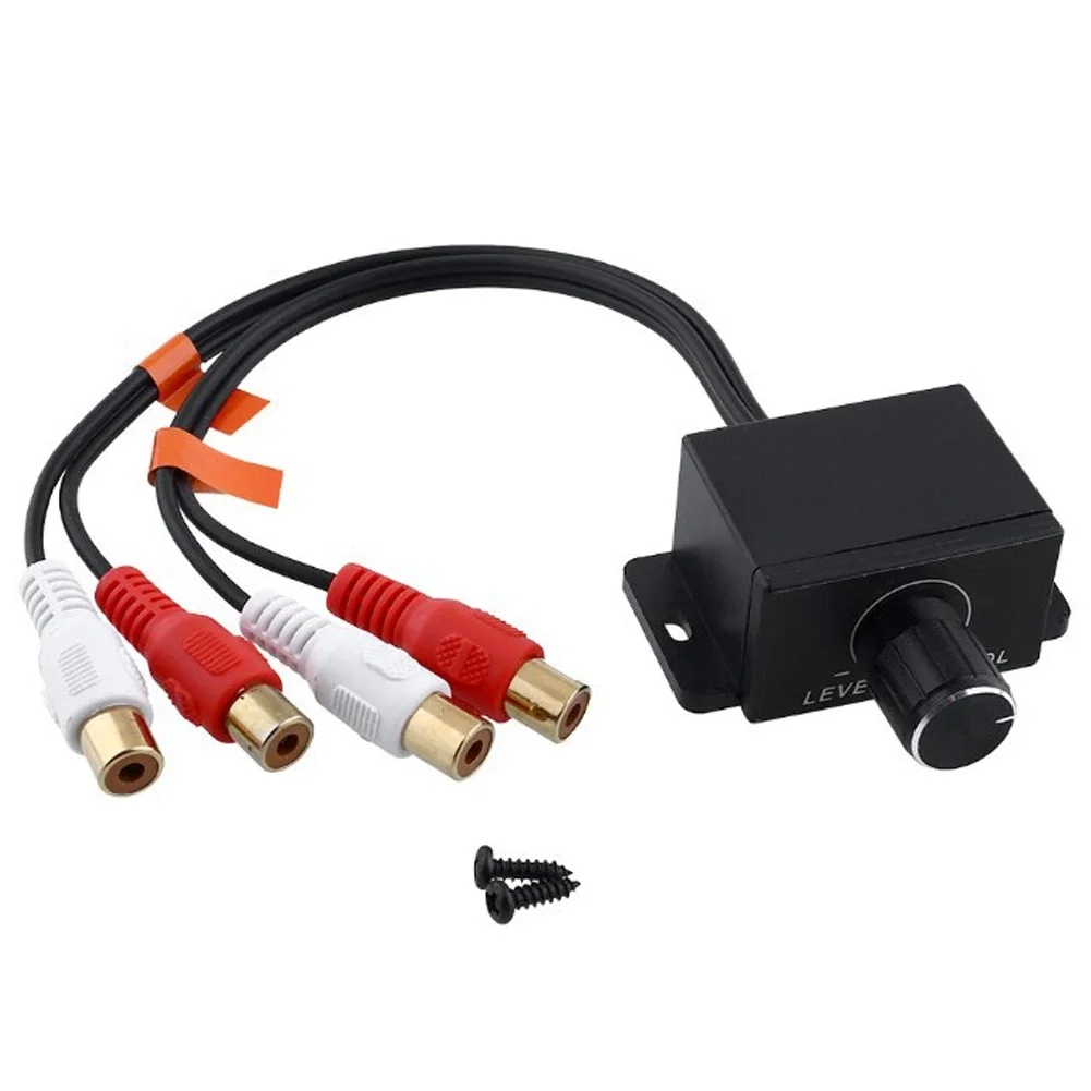 Car Speaker Amplifier Bass RCA Level Remote Volume Control Knob LC-1 Universal Amplifier Volume Regulator