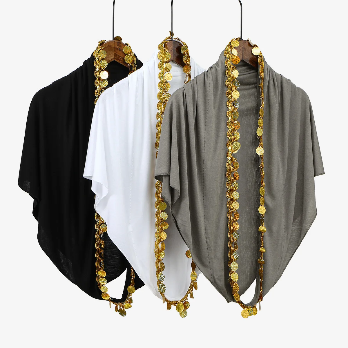 

Тюрбан с пайетками и бахромой, мгновенный хиджаб-шарф для женщин, мусульманская шаль, длинный платок, бандана, повязка на голову, буфанда, фулярд, тюрбанте