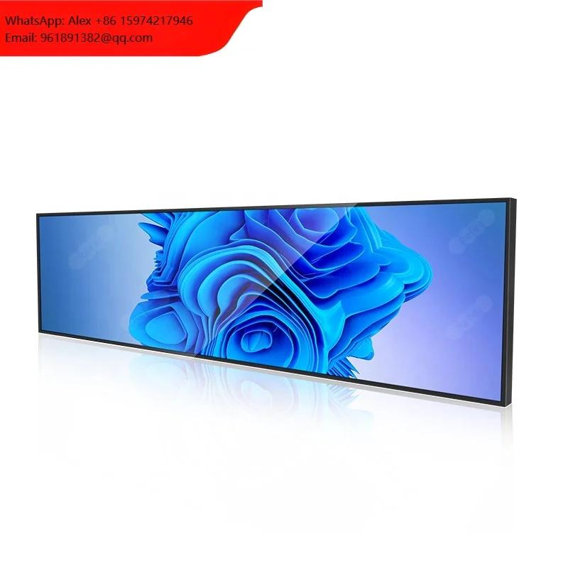 Refee Ultra Wide 19 24 37 43 48 88 Inch 2m 2 Meter Android Bar Display Half Display For Brand Chain Store