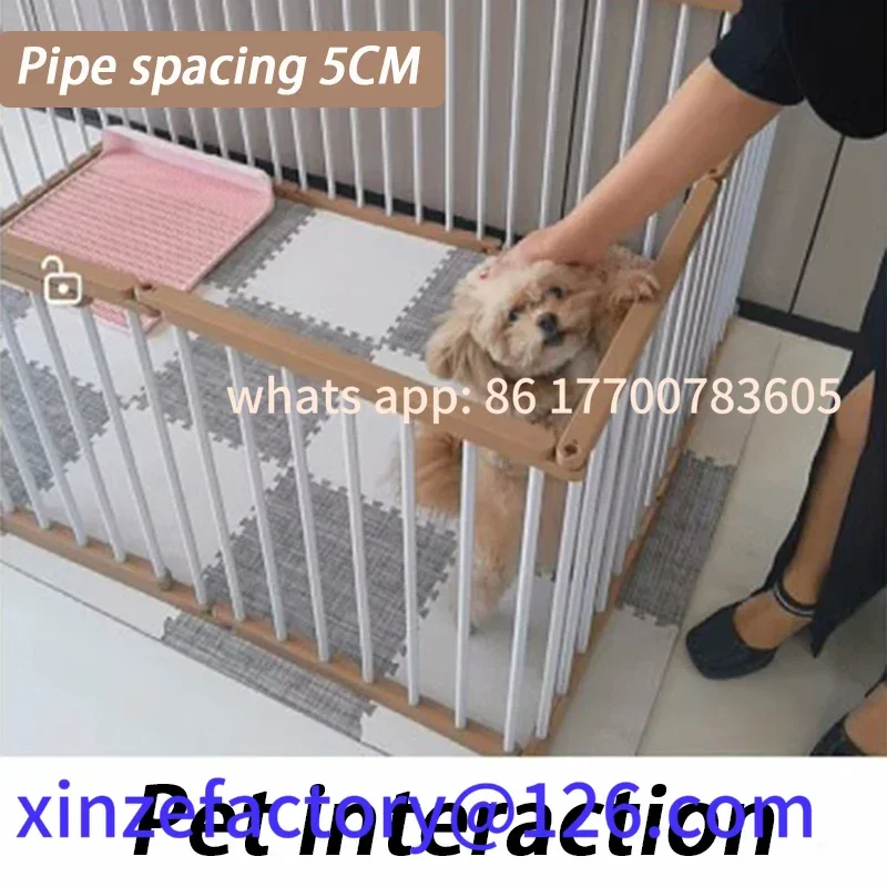 Customizable 68CM in High Dog Fence Barrier Indoor DIY Poodle Teddy Fences Freely Combined Thickened Rabbit Cage Spliced Pet Gua
