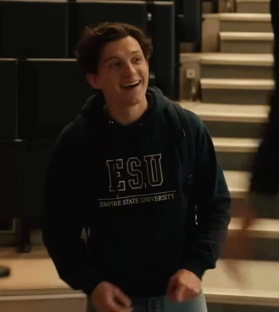 ESU Empire State University Hoodie Sweatshirt Tom Holland Brand New Day Merch Peter Hoodies Unisex Frühling und Sommer Langarm – Detail 7