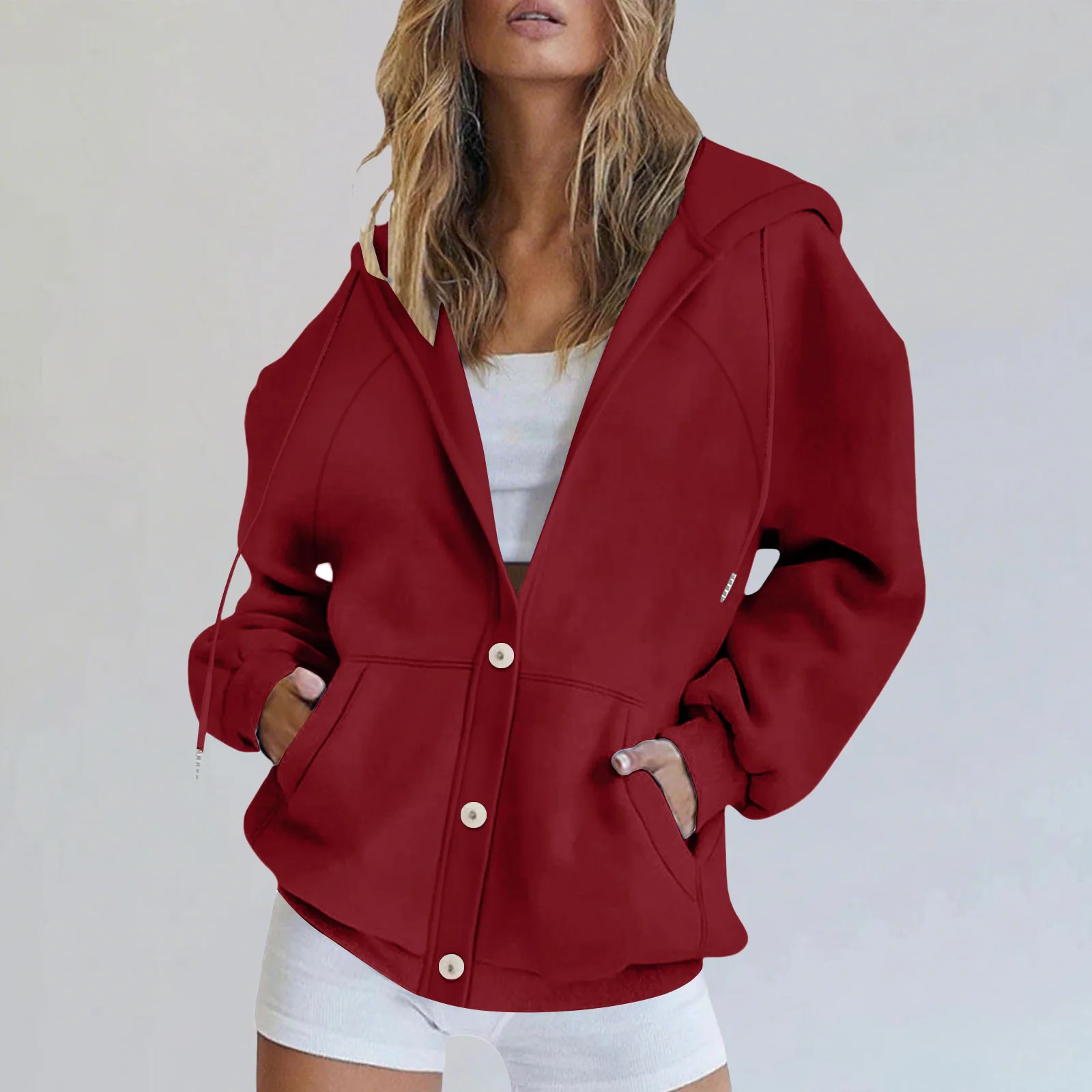 Fashion New Autumn and Winter Coat Women's Casual Cardigan Sweatshirt Jacket