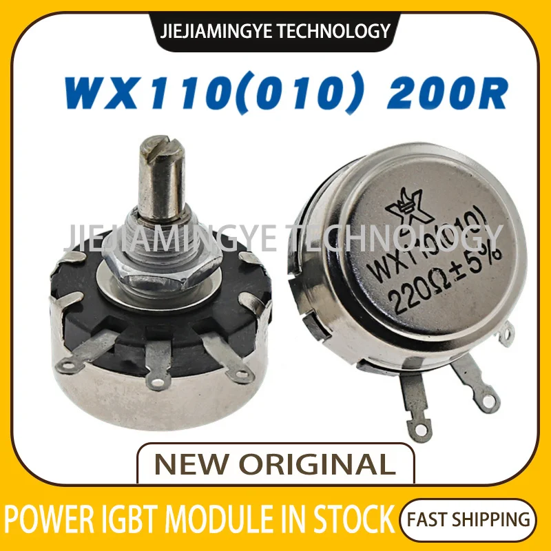 NEW Single coil wire wound potentiometer WX110(010) 4K7 WX110(010) 6K8 WX110(010) 10K WX110(010) 22K WX010-22R