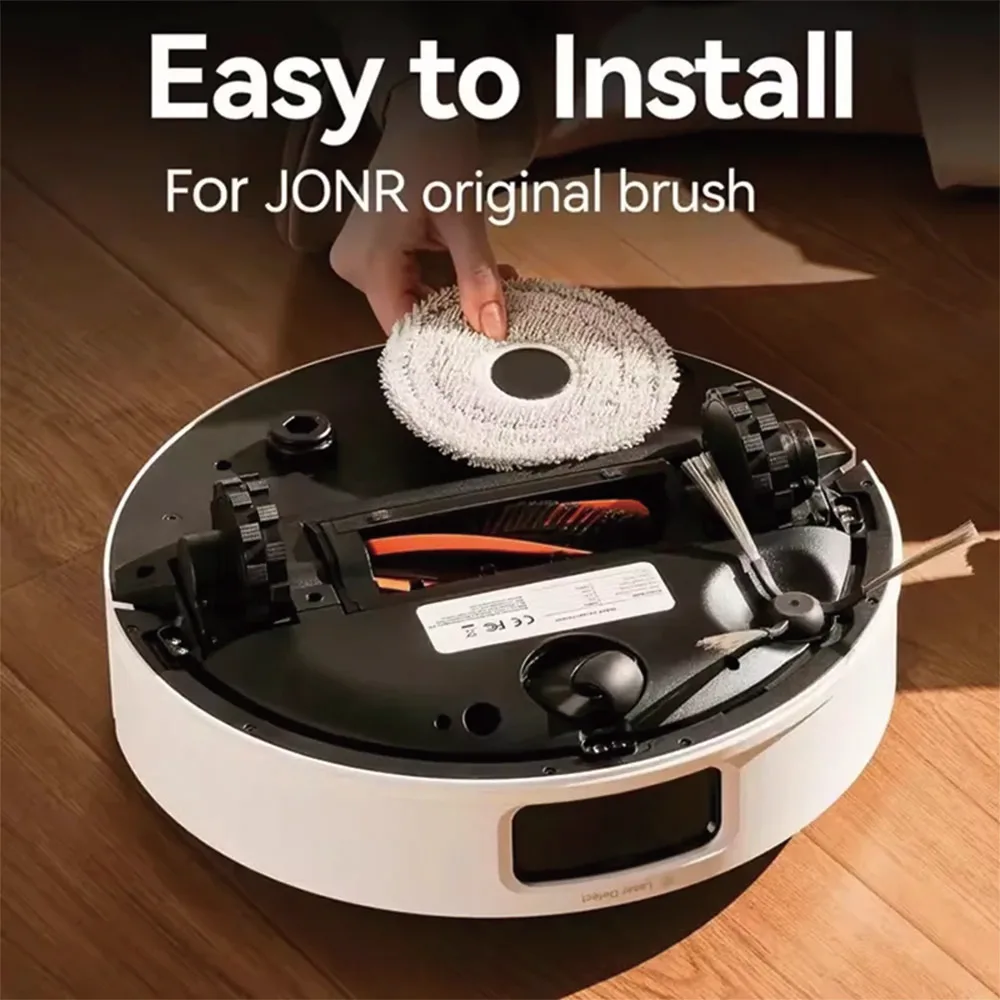 Spare Parts For JONR P20 PRO/T5 Pro Robot Vacuum Cleaner, Main Side Brush Hepa Filter Mop Cloth Mop Pad Dust Bag Replacement image 6