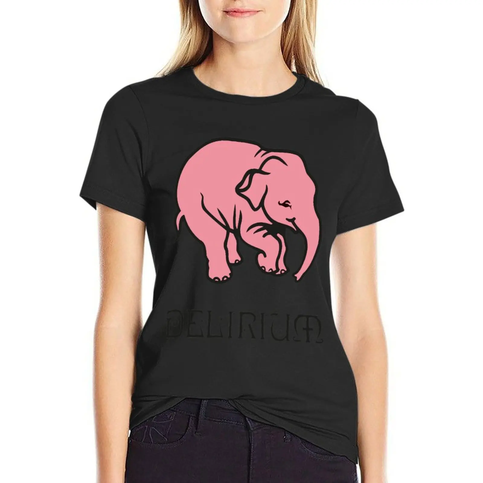

Delirium T-Shirt animal print sports fans summer clothes Women t-shirts