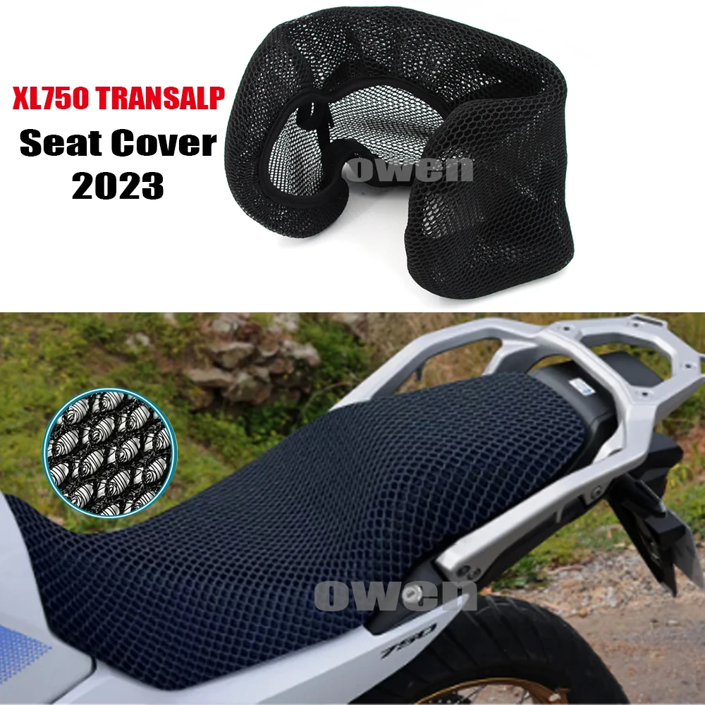 

XL750 Transalp Motorcycle Seat Cover Seat Protect Cushion 3D Honeycomb Mesh Seat Cushion For HONDA XL750 TRANSALP 2023