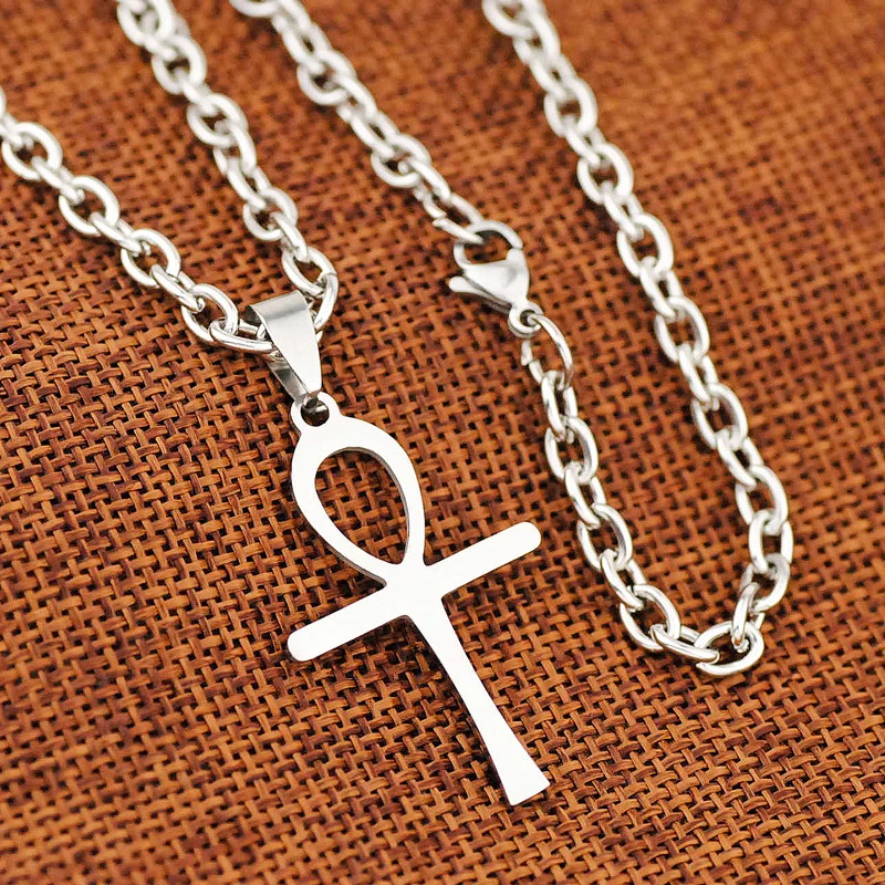 

Unisex Fashion Stainless Steel Punk Hip Hop Pendant Necklace Chain Charm Jewelry Gift for Men And Women