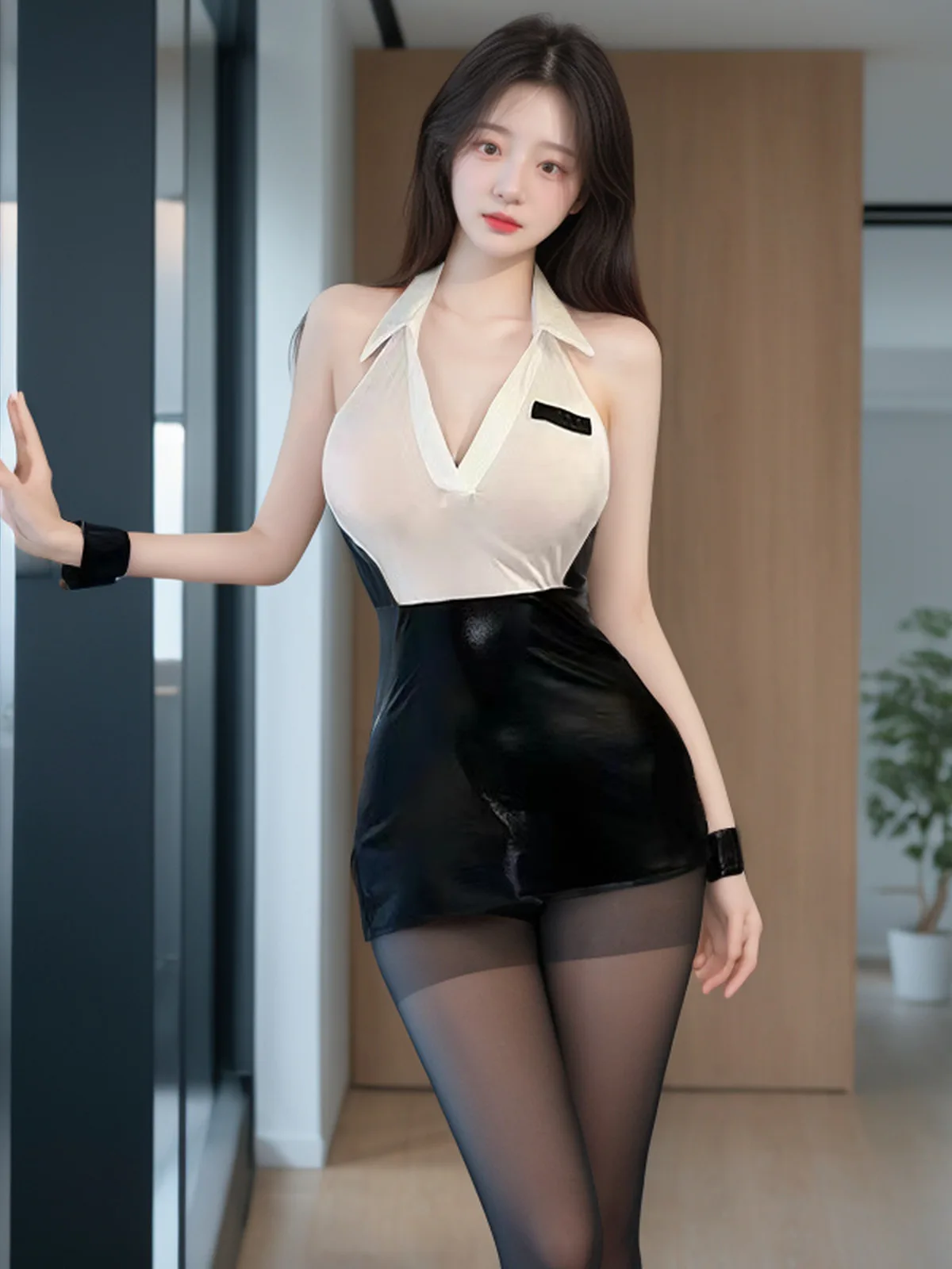 Secretary Underwear Sexy Female Uniform Temptation Robe Dress Elegant Cosplay Teacher's Secretary Ol Sweet Dress Women HPX7