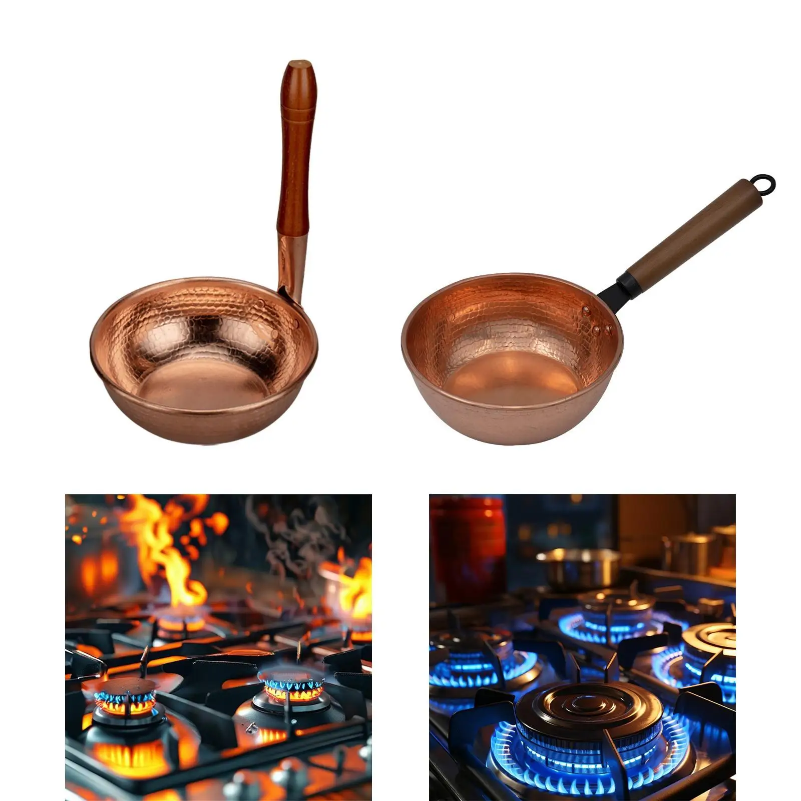 

Milk Pot Small Cookware with Handle Sauce Pan for Camping Kitchen Restaurant