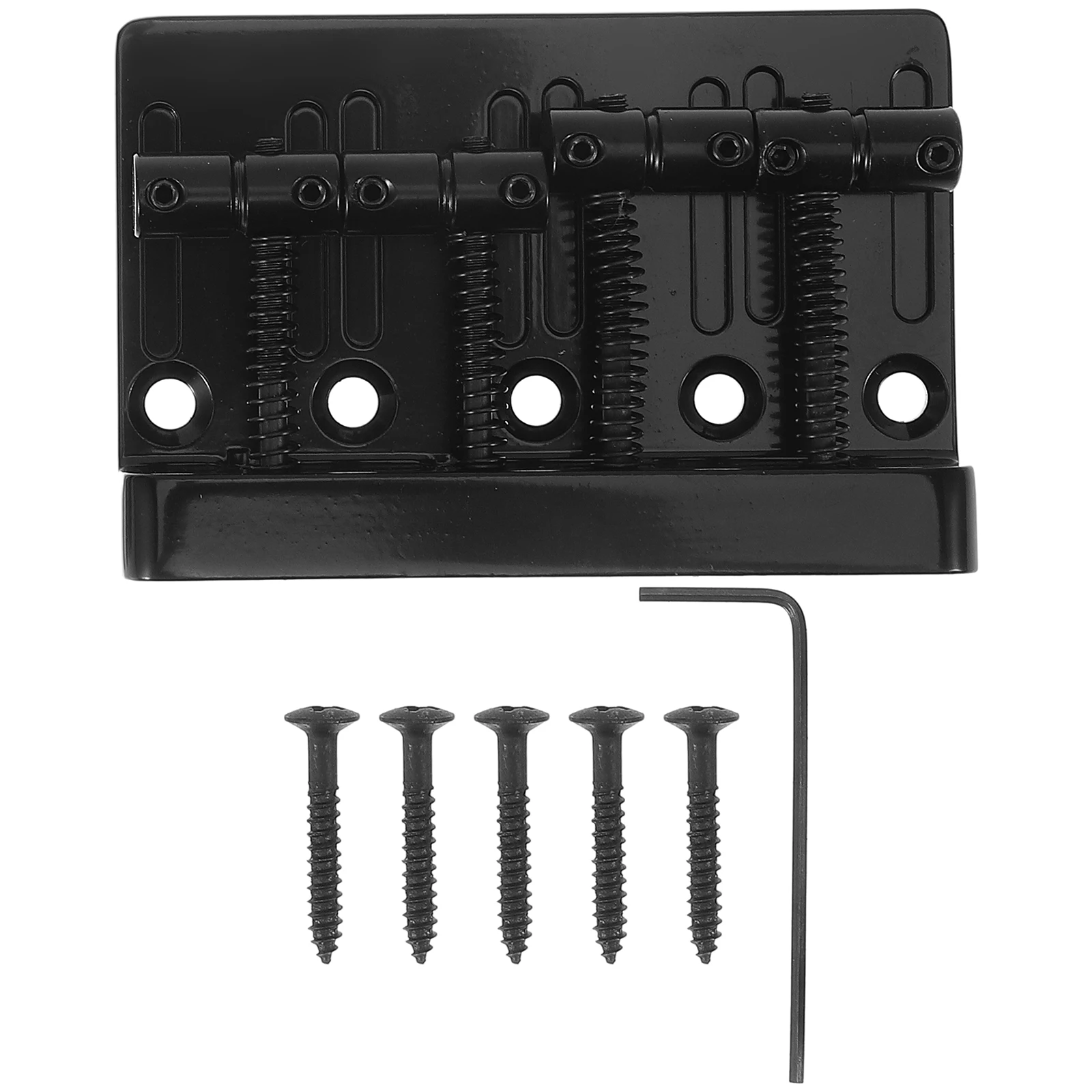 

Metal Bridge Replacement Durable Beige Saddle Tailpiece Screws Strain Plate For Electric Guitar Compatible Standard Models