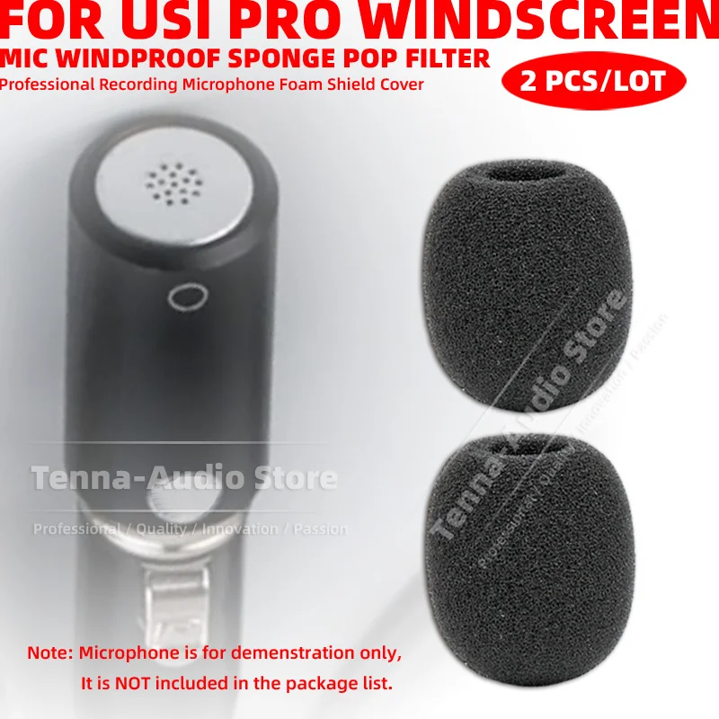 SnapVox Compatible con LOM Usi Uši Ucho Pro, Esponja para Micrófono, Protector de Micrófono contra el Viento, Filtro Antipop, Parabrisas