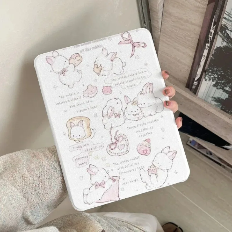 Cute Rabbit Rotation Cover for Huawei Matepad 11.5/11.5S Matepad 11 2021-2023 SE 11 Inch Honor Pad X9/X9A 11.5 Huawei T10 10.4 view 2