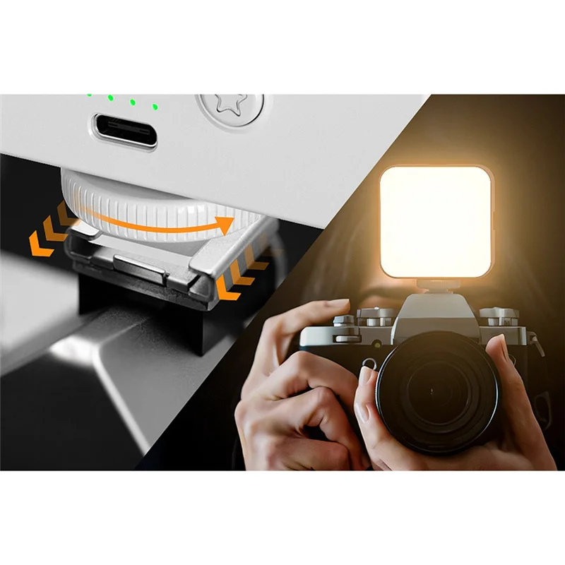 EDT-LED 포켓 라이트 비디오 녹화 메이크업 카메라 노트북 셀카 라이트에 대 한 휴대용 충전식 미니 채우기 빛