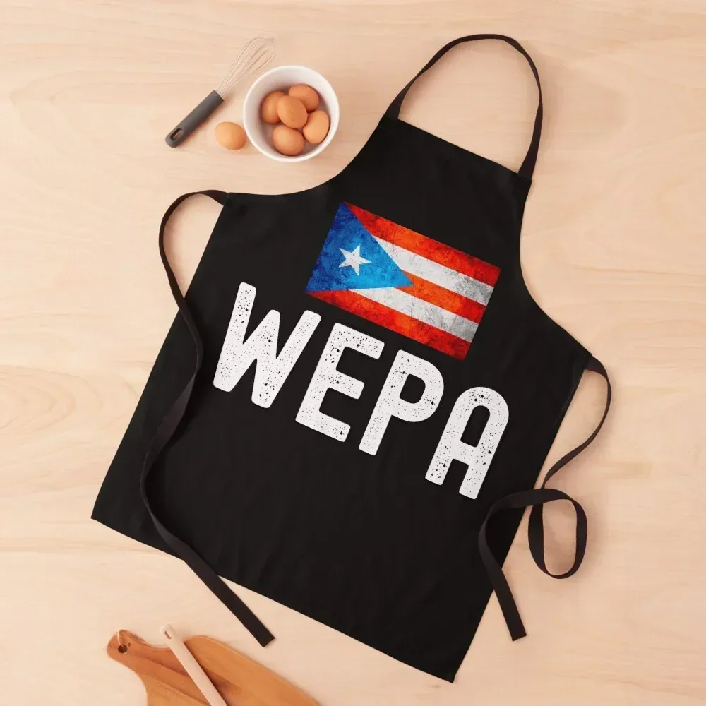 Puerto rican WEPA, Apron cleanings Camping Barista Korean Apron