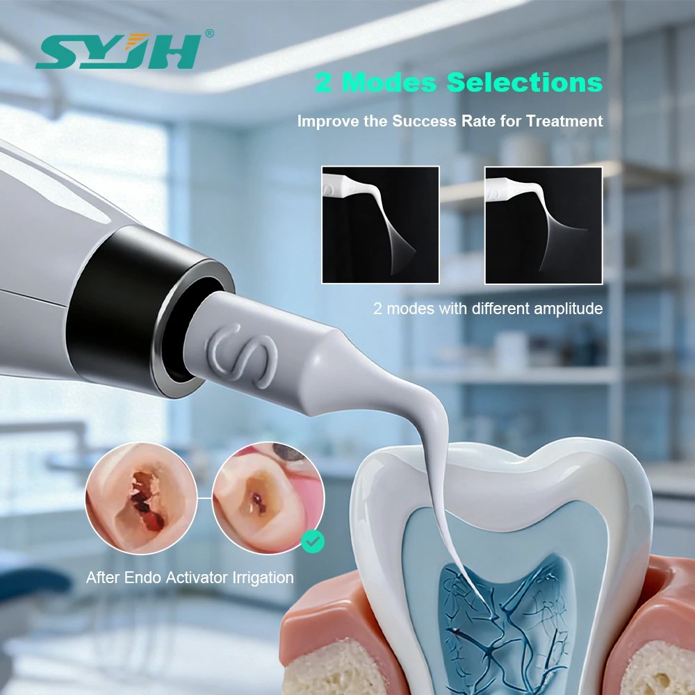 Wireless Dental Sonic Endo Activator Root Canal Cleaning Irrigator Stain Removal 20 Tips Included Dental Endodontic Equipment