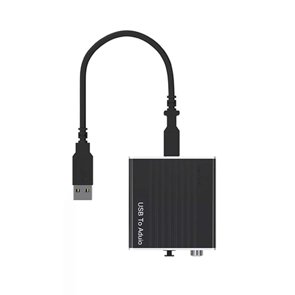 Placa de som externa usb, conversor de áudio digital coaxial sem energia, computador, alta fidelidade, telefone móvel para aux para ps5 para fibra