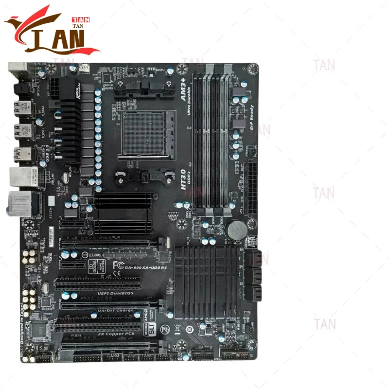 Para Gigabyte GA-990XA-UD3 R5 placa base Socket AM3 + DDR3 ATX placa base 100% probado envío rápido TT