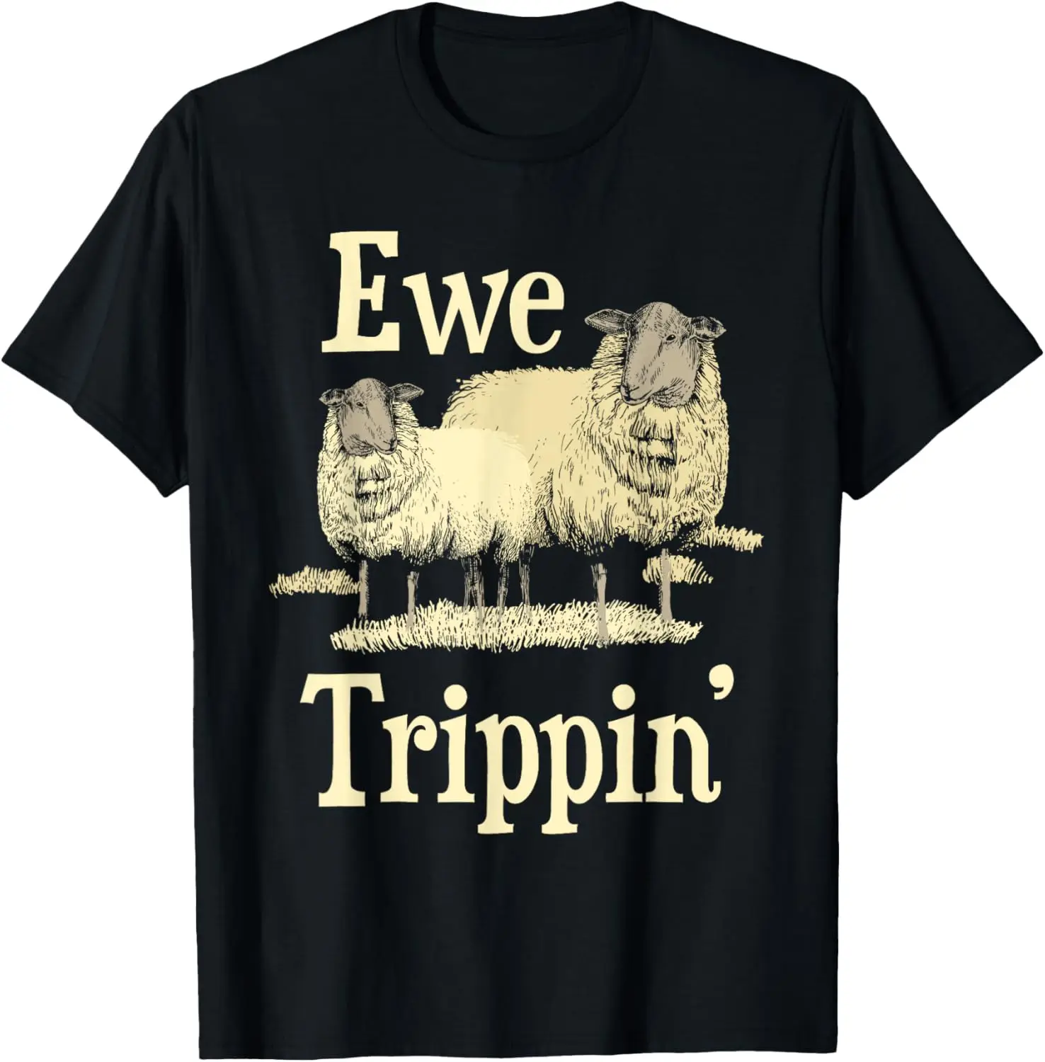 

Футболка Ewe Trippin' - Sheep Whisperer Herd Sheep Farmer Breeder