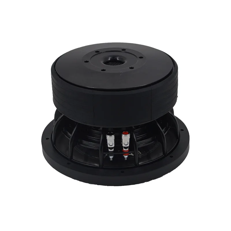 B-014 8 Inch Subwoofer Speaker Dual Magnetic Ferrite Dual Voice Coil 65MM Paper Basin High Bubble Edge 2000W 2Ohm 1PCS