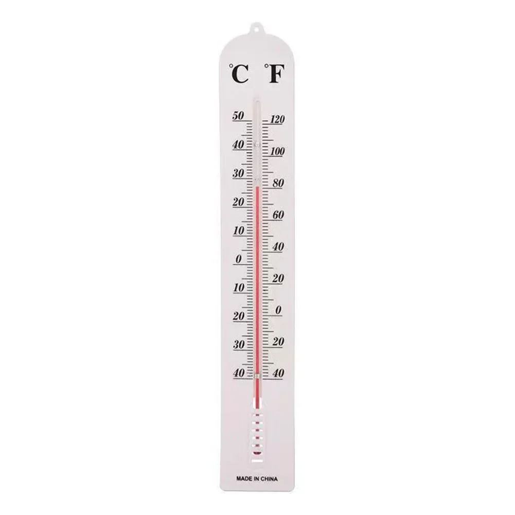 2PCS 40CM Wall Thermometer Indoor Outdoor Home Office Garden Temperature Mounted Plastic Garden Household Merchandises