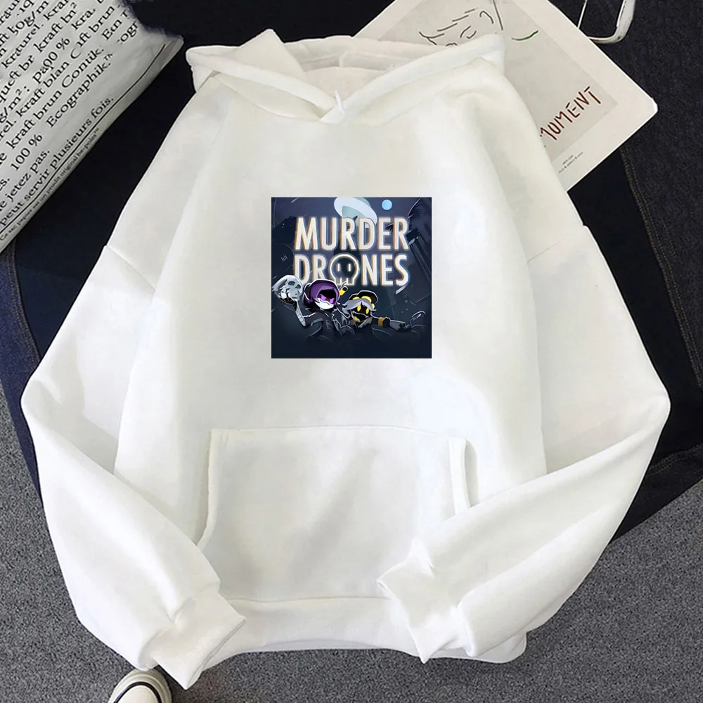 Murder Drones Anime Hoodie Funko Pop Cute Sweatshirt Long Sleeve Kawaii Clothing Moletom Gothic Pullovers Comfortable Manga Soft